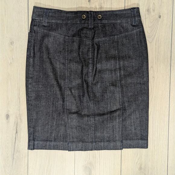 J. Crew Denim skirt dark blue size 4 - Picture 3 of 9